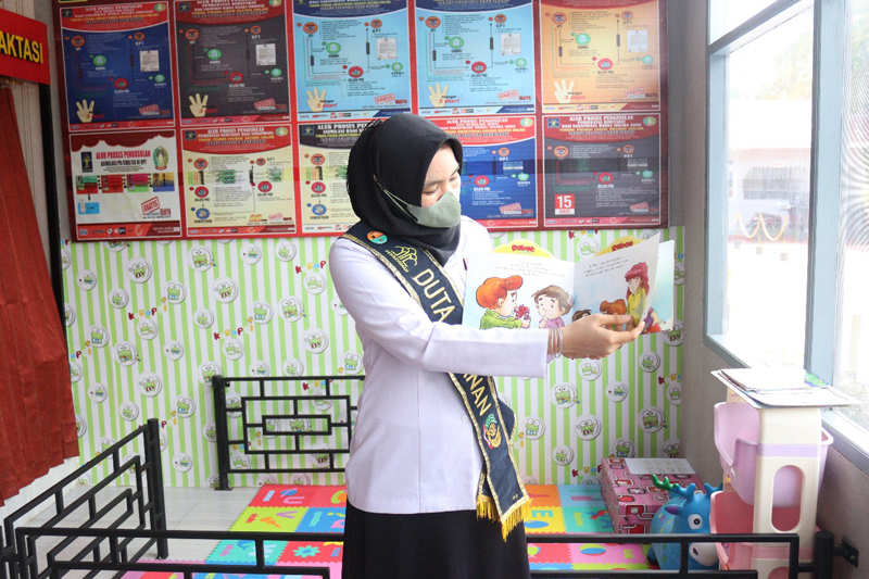 Dalam rangka meningkatkan kenyamanan pengunjung, Lapas Bangkinang menyediakan beberapa fasilitas pendukung seperti area bermain untuk anak.